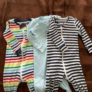 Primary kids zipper foot pajama set, sizes 12-18 mos